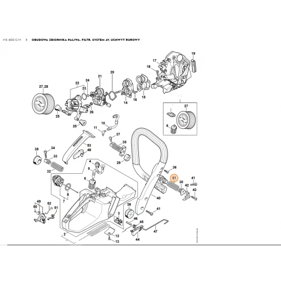 STIHL   Sprężyna 1140 791 3100