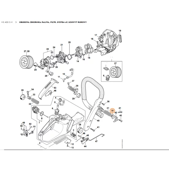 STIHL   Zatyczka antywibracyjna 1140 792 2900