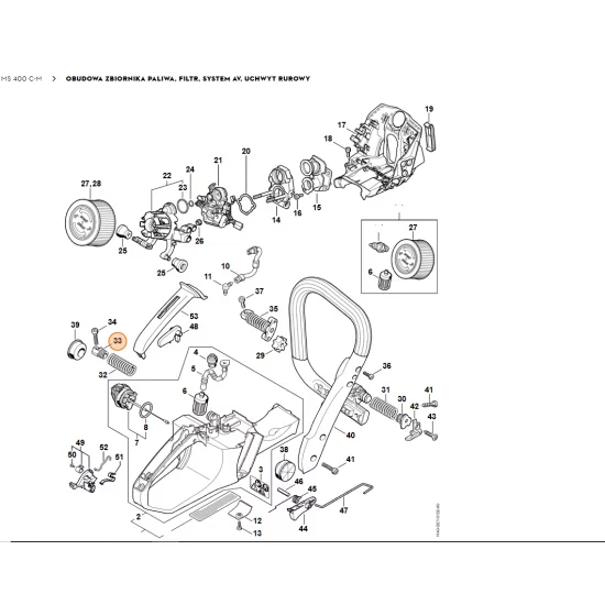 STIHL   Zatyczka antywibracyjna 1140 792 2903