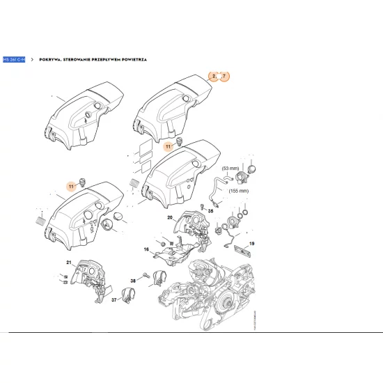 STIHL    Pokrywa 1141 080 1620