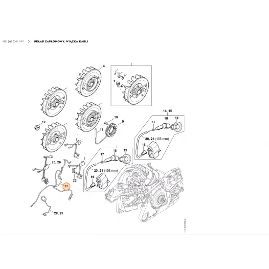 STIHL   Wiązka kabli 1141 440 3002