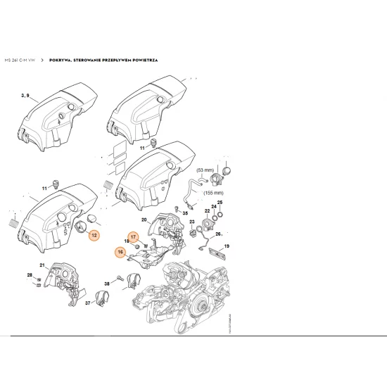 STIHL   Prowadnik kabla 1141 701 3302