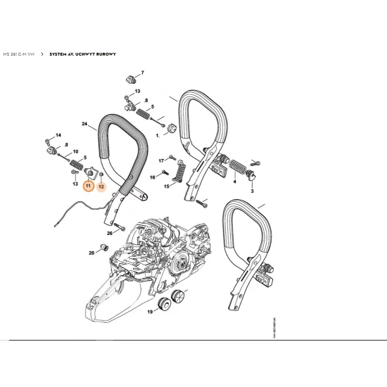 STIHL  Zatyczka antywibracyjna 1141 790 3800