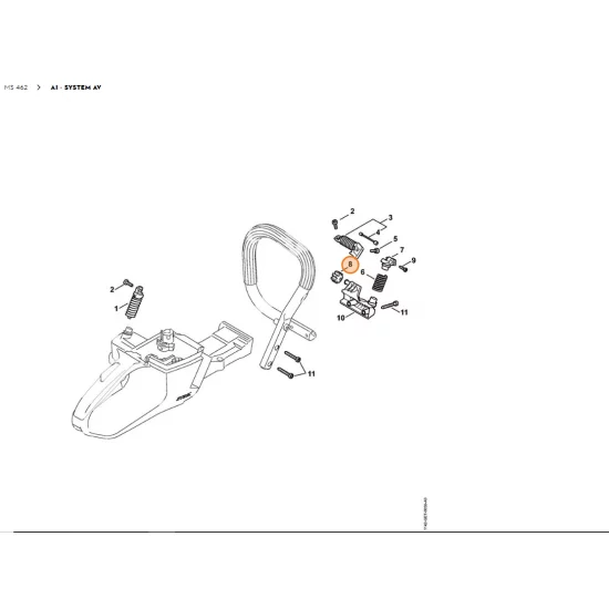 STIHL   Amortyzator 1141 791 2802