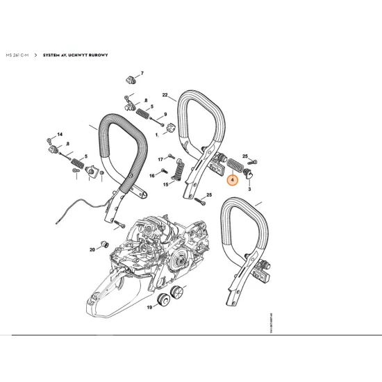 STIHL   Sprężyna 1141 791 3112