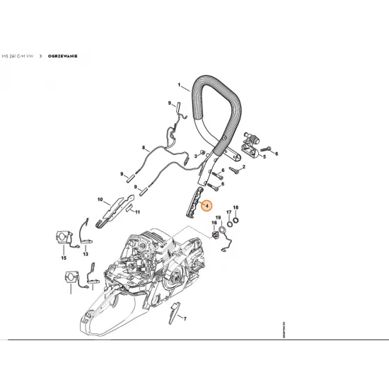 STIHL  Uchwyt rurowy - wkład 1141 791 5100