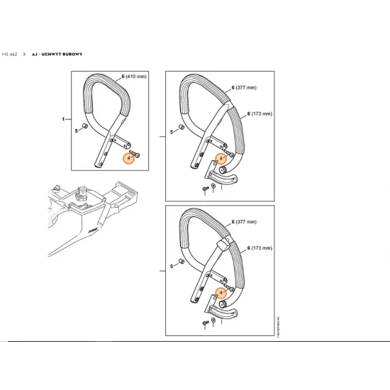 STIHL   Śruba 1141 791 6100