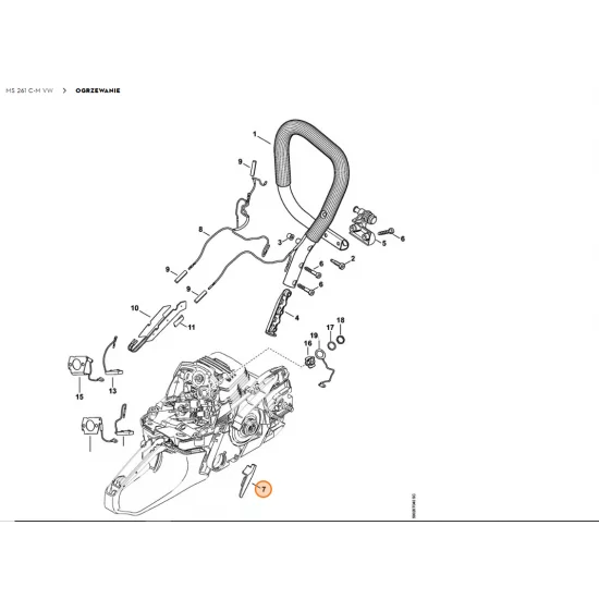 STIHL   Osłona 1141 791 7500