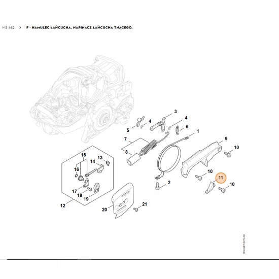 STIHL   Pokrywka 1142 021 1101