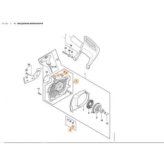 STIHL   Obudowa wentylatora 1142 080 1800