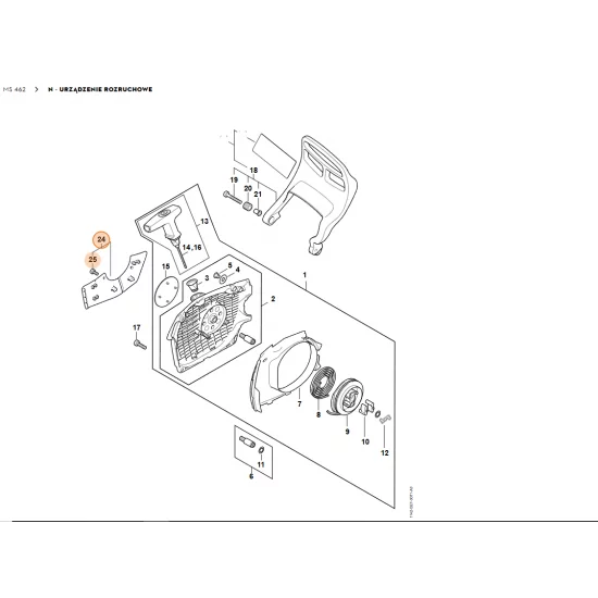 STIHL   Płyta osłonowa 1142 080 7500