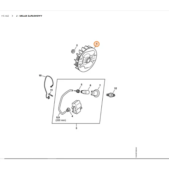 STIHL   Koło zamachowe 1142 400 1202