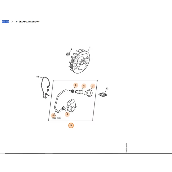 STIHL    Moduł zapłonowy 1142 400 1302