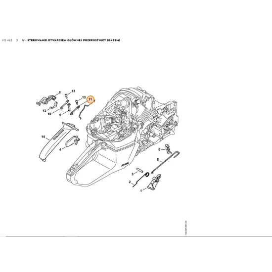 STIHL   Sprężyna zestykowa 1142 442 1601