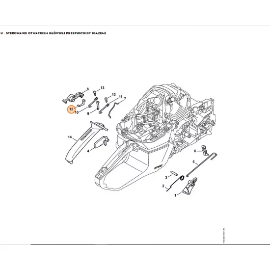 STIHL  Sprężyna zestykowa 1142 442 1603