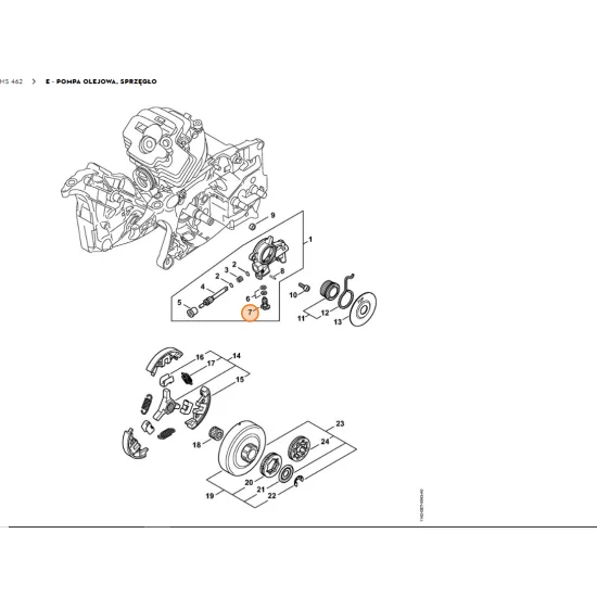 STIHL   Trzpień regulacyjny 1142 647 480