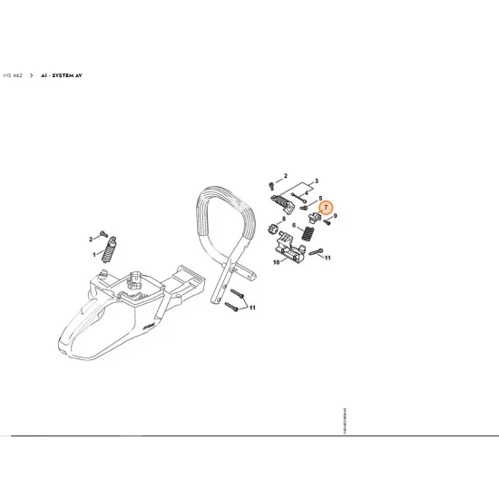 STIHL   Zatyczka antywibracyjna 1142 792 2902