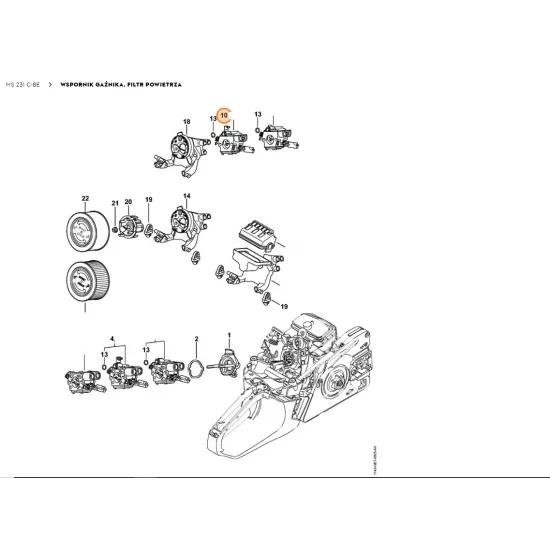 STIHL  Gaźnik WTF-4A 1143 120 0631