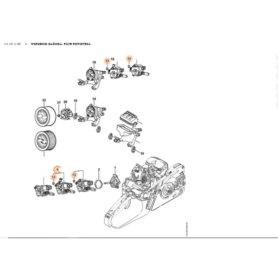 STIHL   Gaźnik 1143/39 1143 120 0641