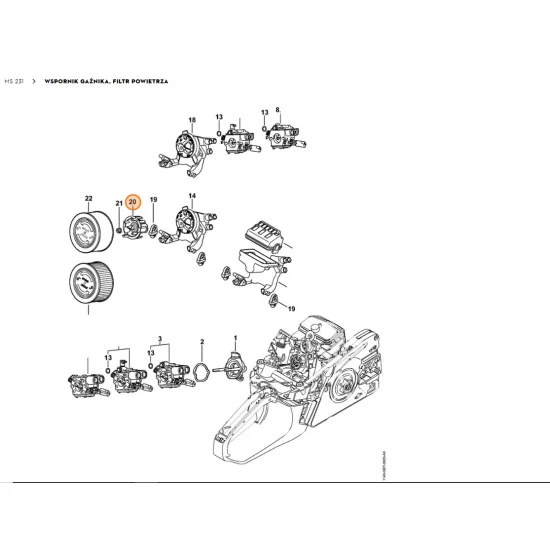 STIHL   Komora udarowa 1143 121 6900