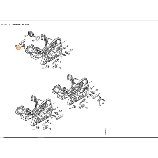 STIHL   Separator wstępny 1143 140 7800