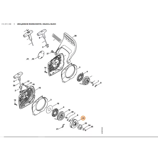 STIHL  Obudowa 1143 190 0731