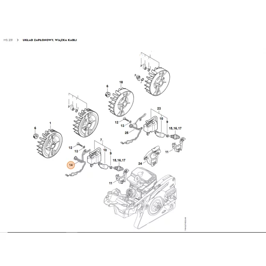 STIHL   Wiązka kabli 1143 440 3013