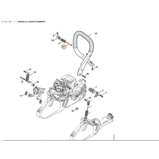 STIHL  Zabezpieczenie 1143 790 8104