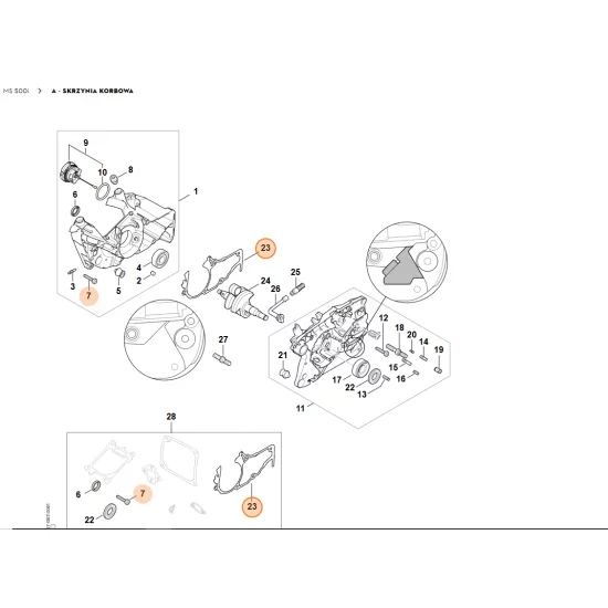 STIHL   Uszczelka 1147 020 9700