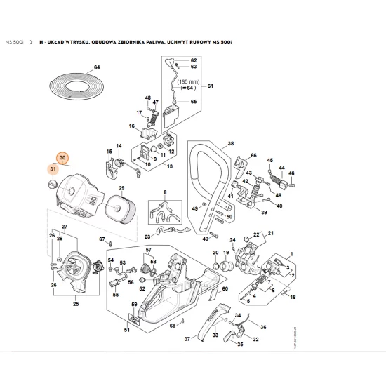 STIHL   Pokrywa filtra 1147 140 1000