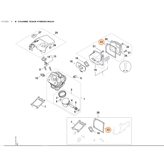 STIHL   Uszczelka 1147 149 0500