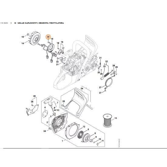 STIHL   Śruba M5x23 1147 404 7800