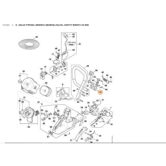 STIHL   Uchwyt rurowy - mocowanie 1147 791 1900