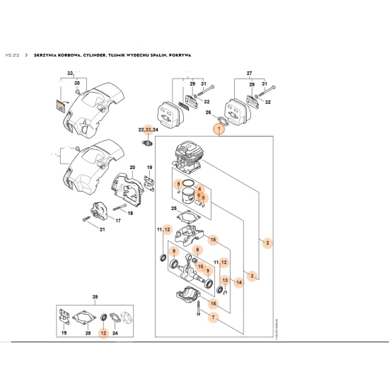 STIHL    Jednostka napędowa 1148 020 0207