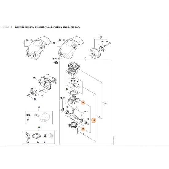 STIHL   Skrzynia korbowa 1148 020 2100