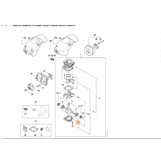 STIHL   Misa korbowa 1148 021 2501