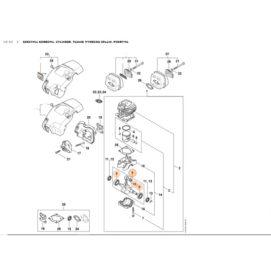 STIHL   Wał korbowy 1148 030 0407