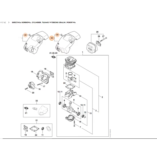 STIHL   Pokrywa 1148 080 1600