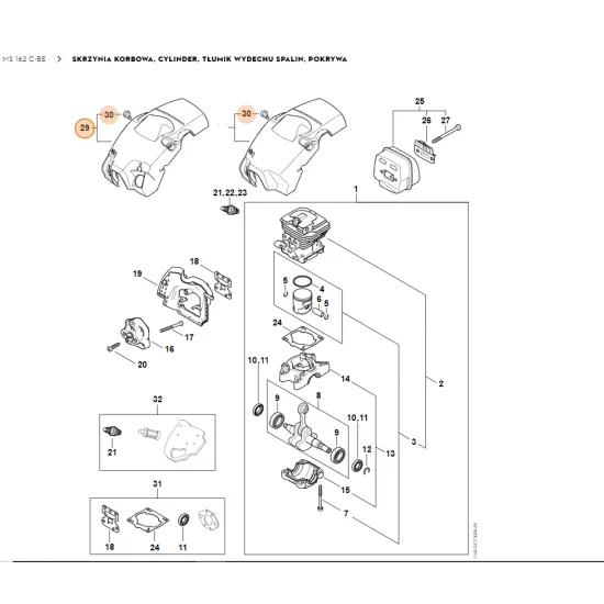 STIHL   Pokrywa 1148 080 1601