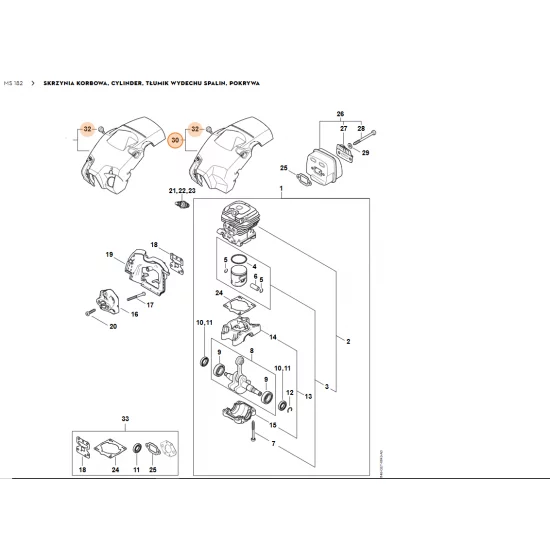 STIHL   Pokrywa 1148 080 1614