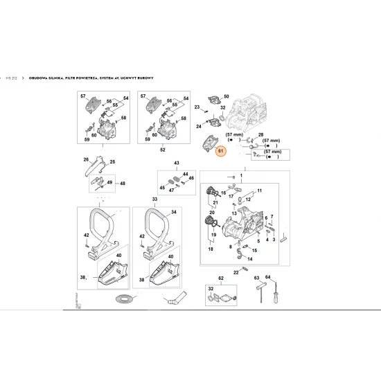 STIHL   Filtr powietrza PA 1148 140 4405