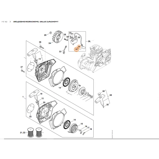 STIHL   Wtyczka przewodu zapłonowego 1148 400 7100