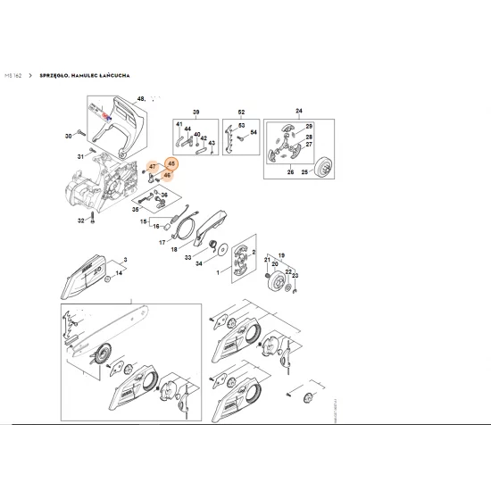 STIHL   Wychwyt łańcucha 1148 650 7700