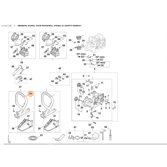 STIHL   Uchwyt rurowy 1148 791 1705