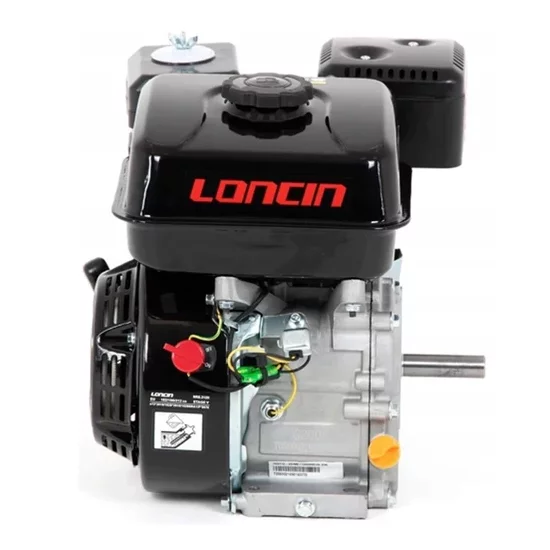 Silnik Loncin G200F-R-S wał poziomy typ R 19,05 mm