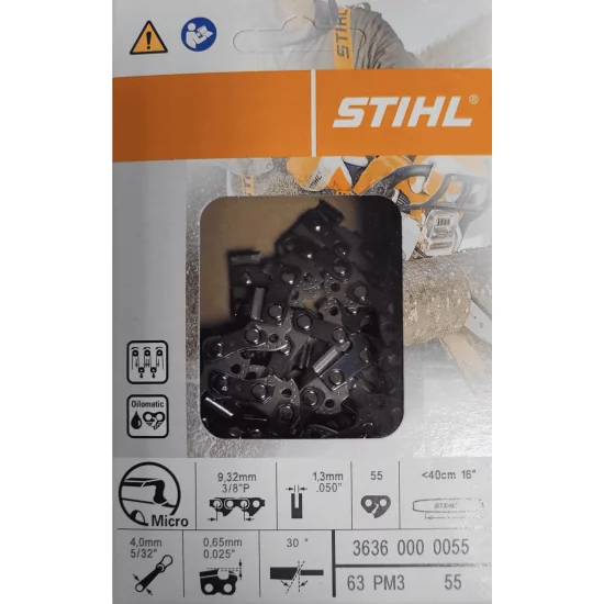 Stihl łańcuch 3/8 picco 1,3mm  55 ogniw prowadnica 40cm