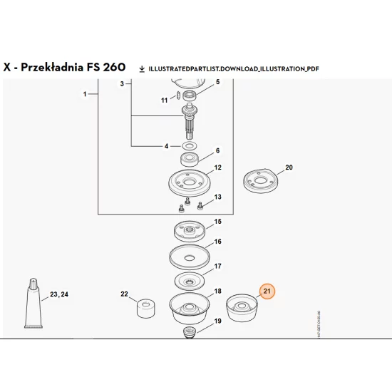 STIHL    Tarcza talerzowa 4116 713 3100