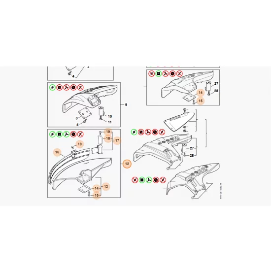 STIHL   Zestaw osłony 4119 007 1027