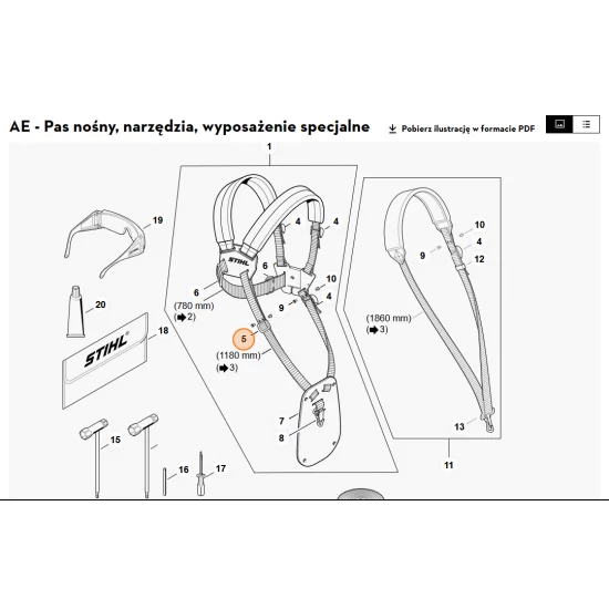 STIHL Suwak 4119 718 6300