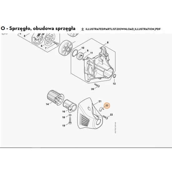 STIHL   Mocowanie kabla 4128 792 2400